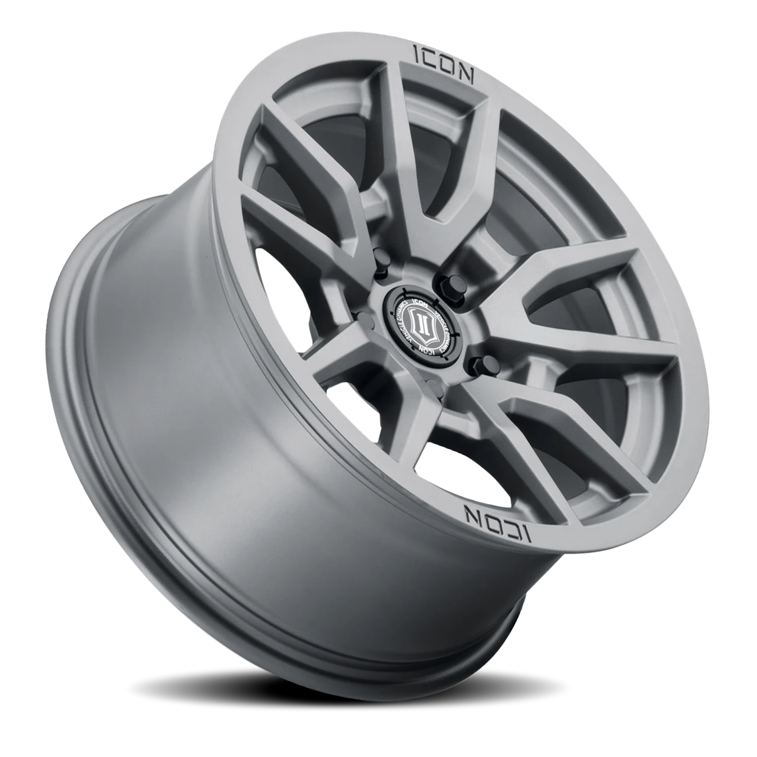 Icon Alloys Vector 5 Titanium 17x8.5 +25 5x150mm 110.1mm