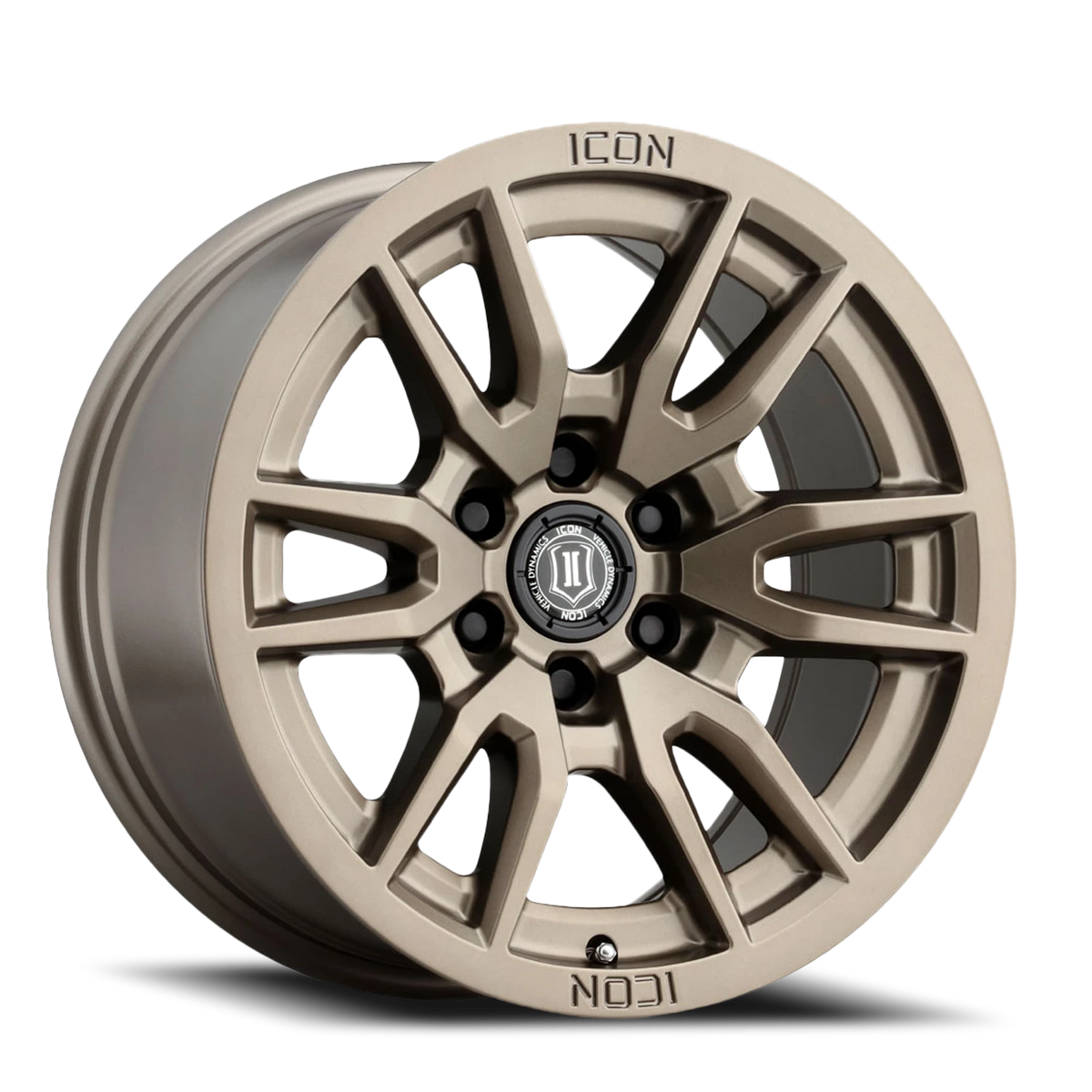 Icon Alloys Vector 6 Bronze 17x8.5 +6 6x135mm 87mm