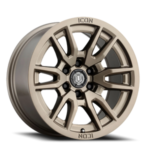 Icon Alloys Vector 6 Bronze 17x8.5 0 6x139.7mm 106mm