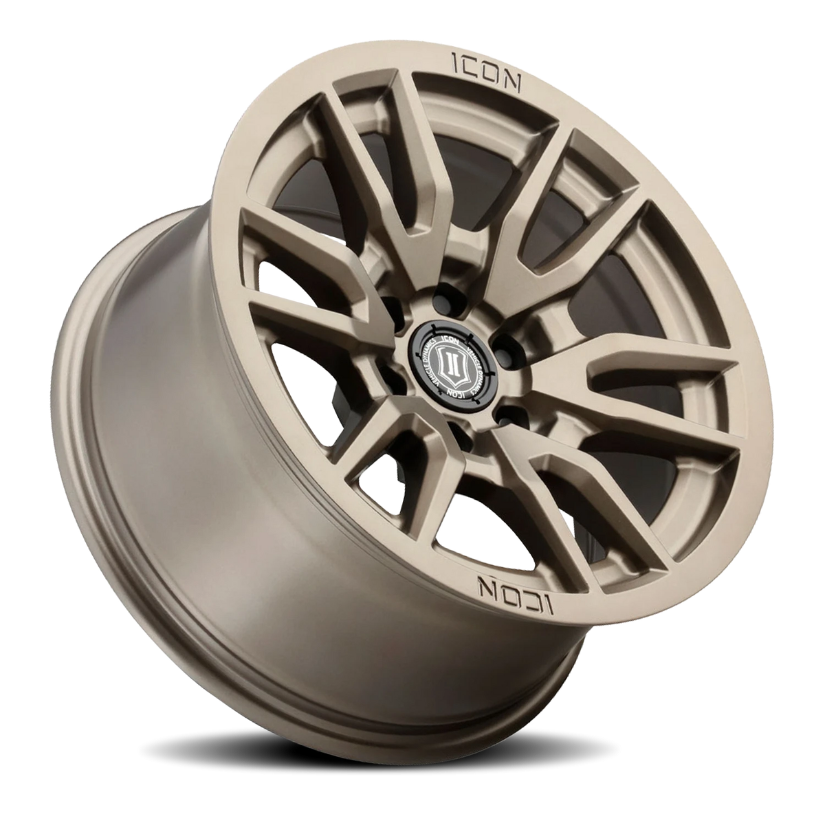 Icon Alloys Vector 6 Bronze 17x8.5 +6 6x135mm 87mm