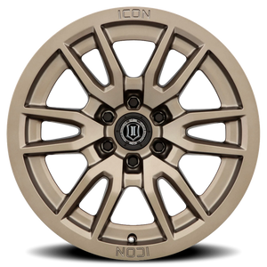 Icon Alloys Vector 6 Bronze 17x8.5 0 6x139.7mm 106mm