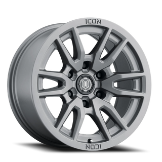 Icon Alloys Vector 6 Titanium 17x8.5 0 6x139.7mm 106mm