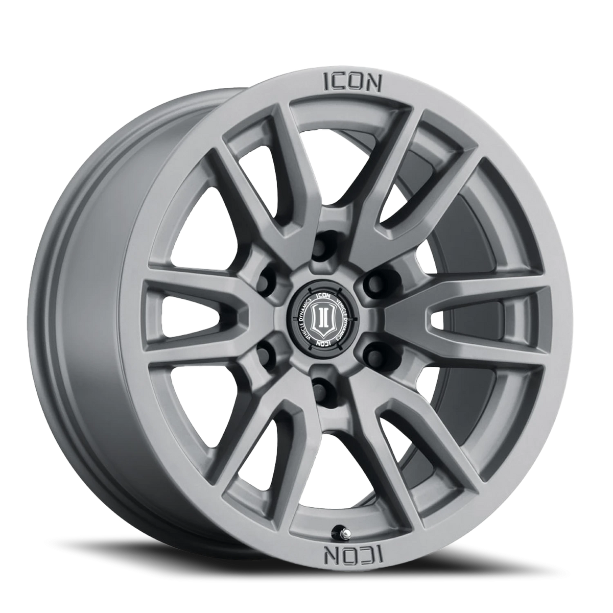 Icon Alloys Vector 6 Titanium 17x8.5 +25 6x139.7mm 95.1mm