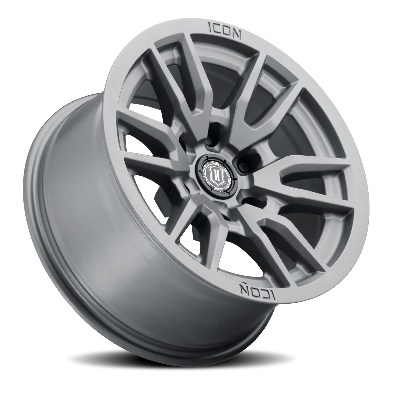 Icon Alloys Vector 6 Titanium 17x8.5 +25 6x139.7mm 95.1mm