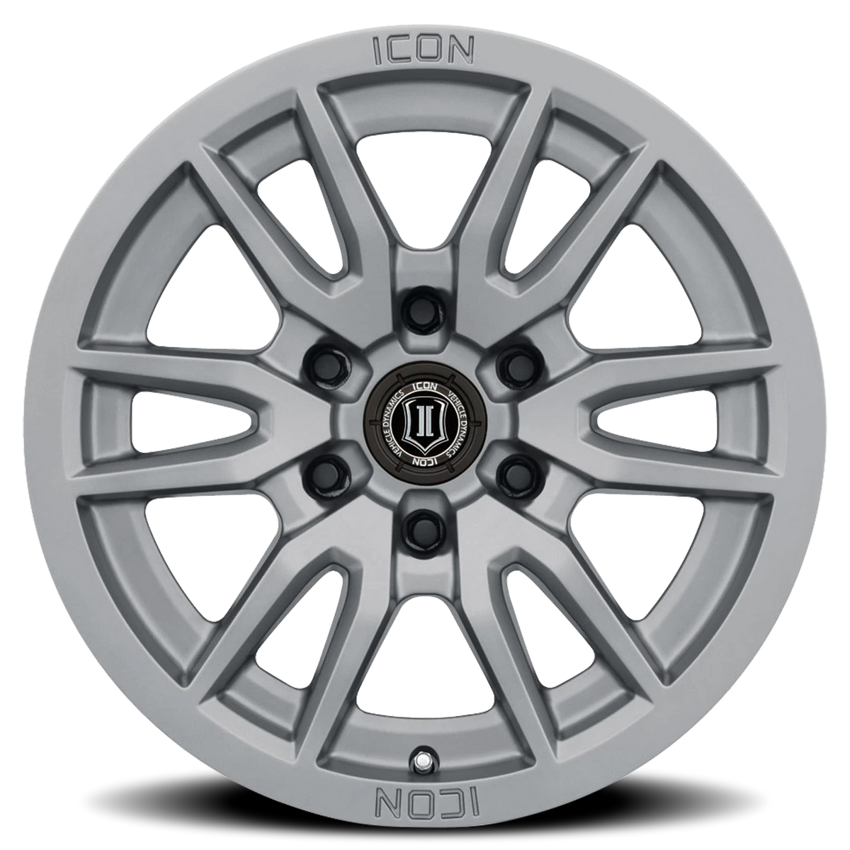 Icon Alloys Vector 6 Titanium 17x8.5 +25 6x139.7mm 95.1mm