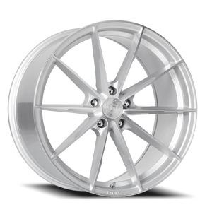 Dolce Performance Veloce Gloss Silver W/ Machined Face 20x8.5 +38 5x114.3mm 73.1mm