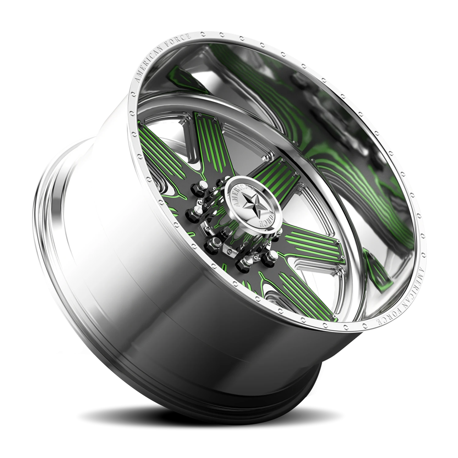 American Force 201 Venom FP Polished 20x14 -73 6x114.3mm 71.5mm - Wheelwiz