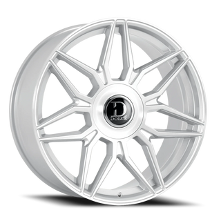 Dolce Luxury Verona Gloss Silver W/ Brushed Face 22x9.5 +18 6x135|6x139.7mm 106.2mm