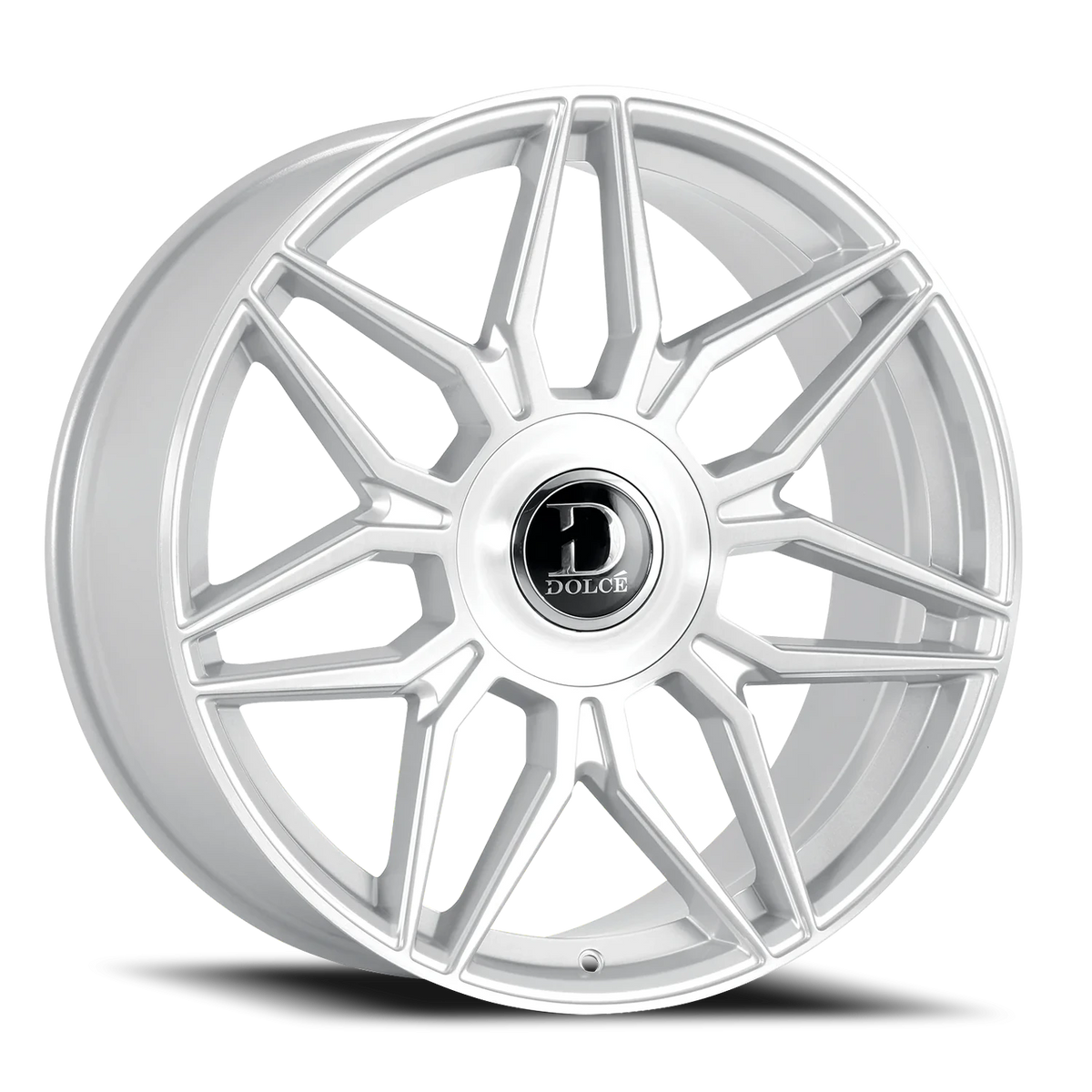 Dolce Luxury Verona Gloss Silver W/ Brushed Face 24x10 +35 6x135|6x139.7mm 106.2mm