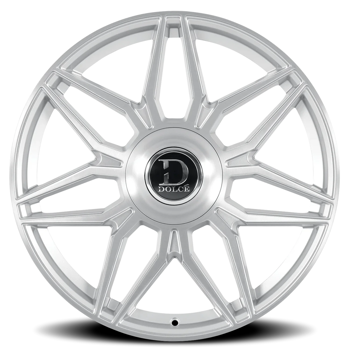 Dolce Luxury Verona Gloss Silver W/ Brushed Face 24x10 +35 6x135|6x139.7mm 106.2mm