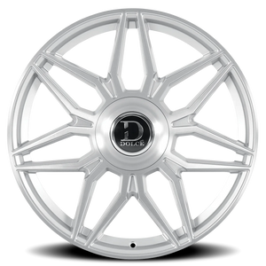 Dolce Luxury Verona Gloss Silver W/ Brushed Face 22x9.5 +18 6x135|6x139.7mm 106.2mm