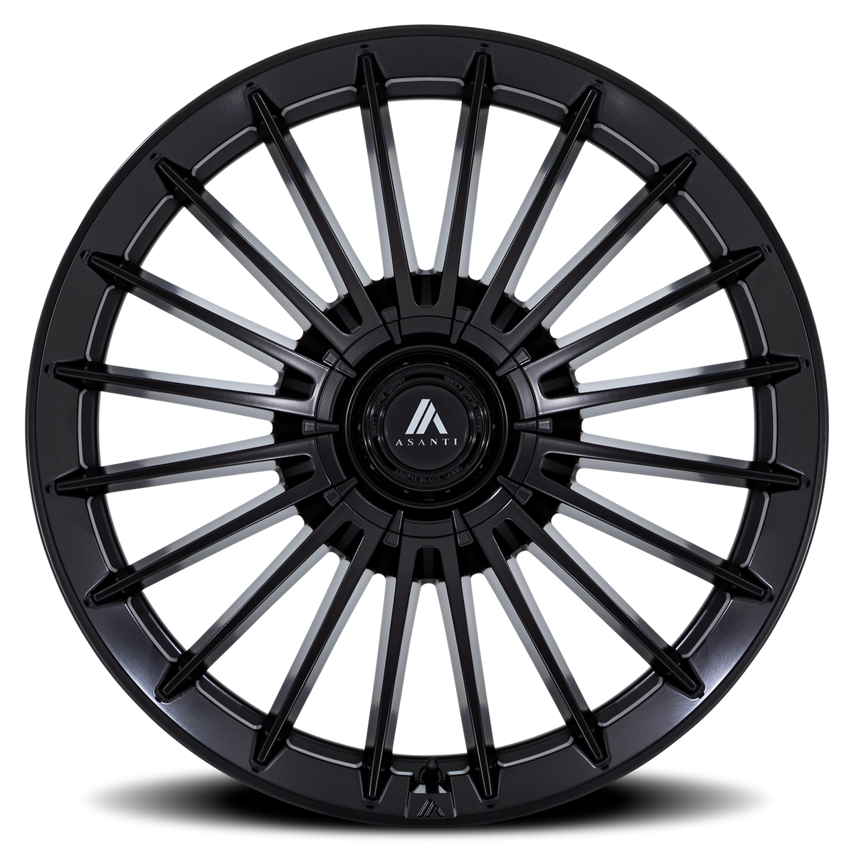 Asanti Black AB048 VICEROY Matte Black 20x9 +35 5x112|5x114.3mm 72.6mm