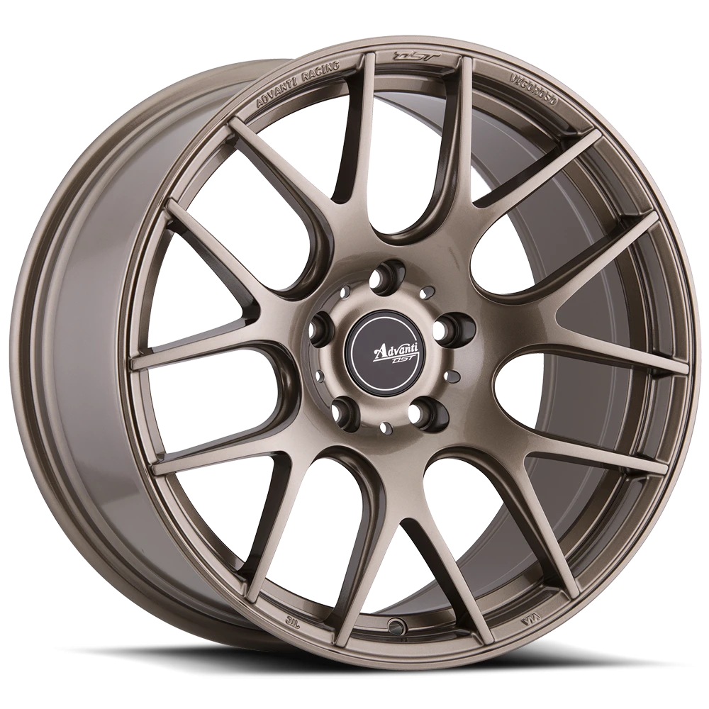 Advanti Vigoroso V1 Gloss Bronze 19x10 +25 5x114.3mm 73.1mm - Wheelwiz