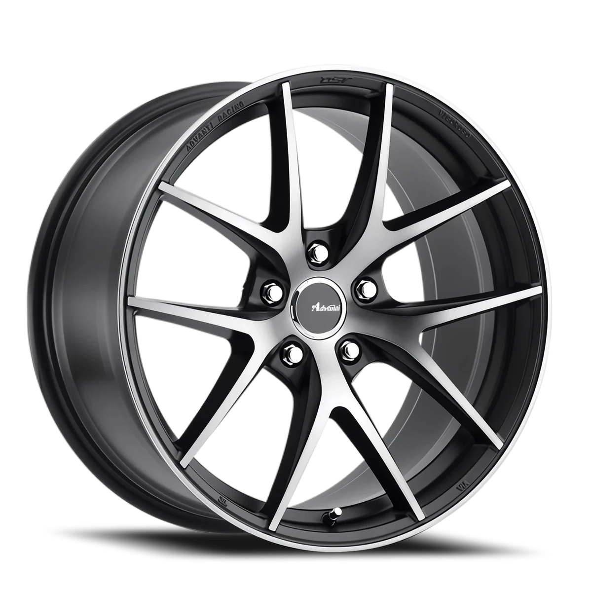 Advanti Vigoroso Matte Black W/ Smoked Clear 18x9 +45 5x120mm 73.1mm - Wheelwiz
