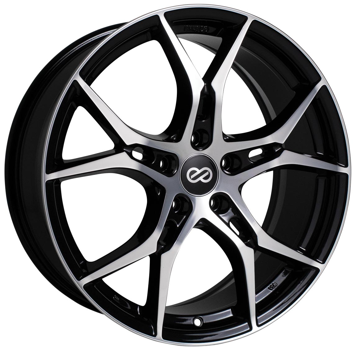 Enkei VULCAN Black Machined 18x8 +45 5x114.3mm 72.6mm - WheelWiz