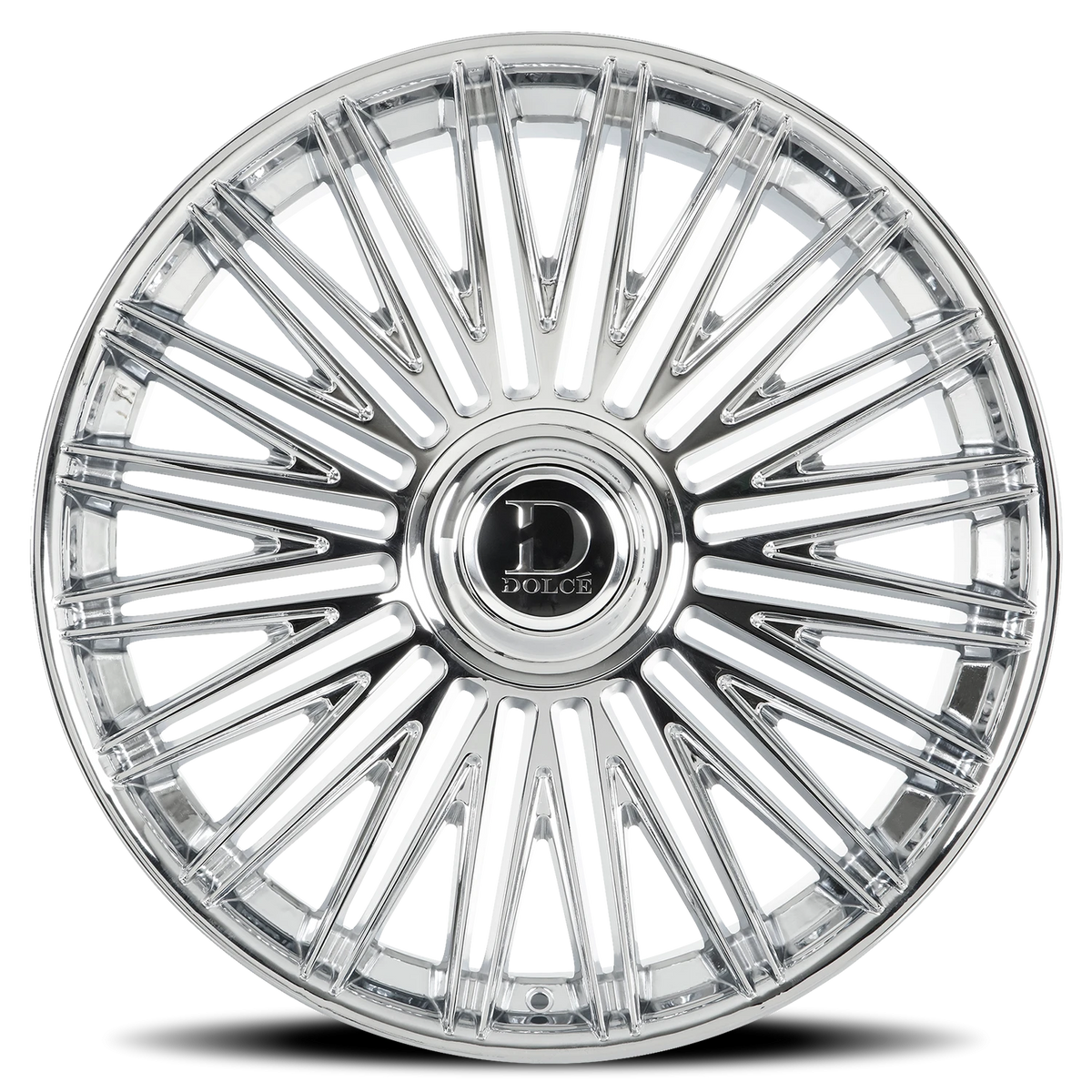 Dolce Luxury Vulto Chrome 24x9 +15 5x115|5x120mm 74.1mm