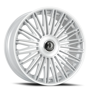 Dolce Luxury Vulto Gloss Silver W/ Brushed Face 24x9 +15 5x115|5x120mm 74.1mm