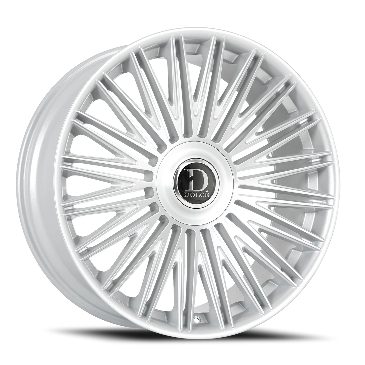 Dolce Luxury Vulto Gloss Silver W/ Brushed Face 24x9 +15 6x135|6x139.7mm 87.1mm