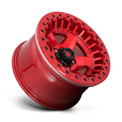Fuel Offroad D117 WARP BEADLOCK Candy Red 17x9 -15 6x139.7mm 106.1mm - Wheelwiz