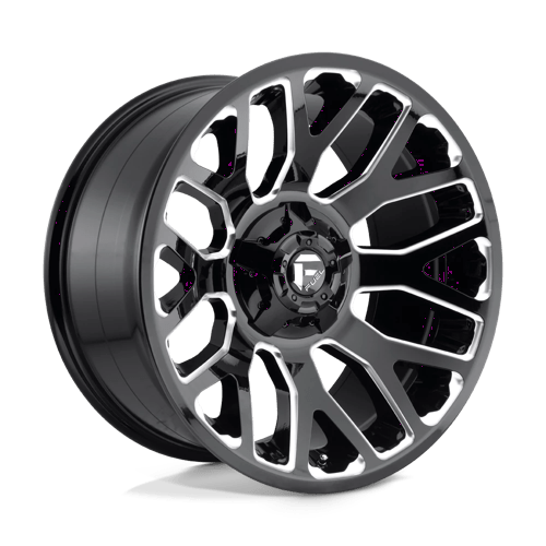 Fuel Offroad D607 WARRIOR Gloss Black Milled 20x9 +20 8x165.1mm 125.1mm