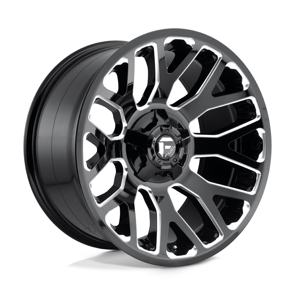 Fuel Offroad D607 WARRIOR Gloss Black Milled 20x10 -18 5x139.7|5x150mm 110.1mm - WheelWiz