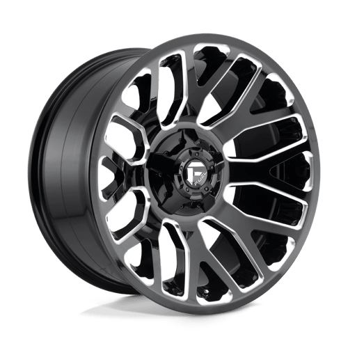 Fuel Offroad D607 WARRIOR Gloss Black Milled 20x10 -18 5x139.7|5x150mm 110.1mm - WheelWiz