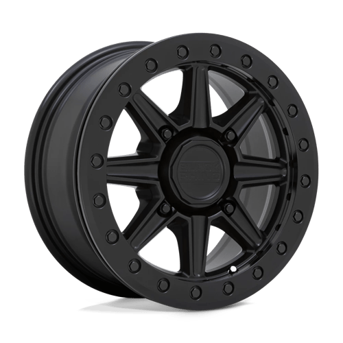 Black Rhino WEBB UTV BEADLOCK Matte Black 14x7 +51 4x110mm 80.2mm - Wheelwiz