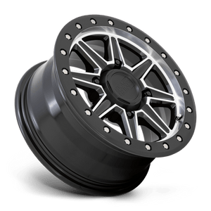Black Rhino WEBB UTV Gloss Black W/ Machined Face 15x7 +51 4x137mm 106.1mm - Wheelwiz