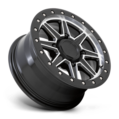 Black Rhino WEBB UTV Gloss Black W/ Machined Face 14x7 +51 4x137mm 106.1mm - Wheelwiz