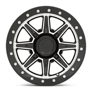 Black Rhino WEBB UTV Gloss Black W/ Machined Face 15x7 +51 4x137mm 106.1mm - Wheelwiz