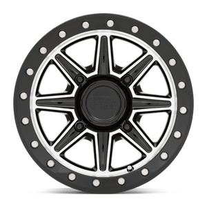 Black Rhino WEBB UTV Gloss Black W/ Machined Face 15x7 +51 4x156mm 132mm - Wheelwiz