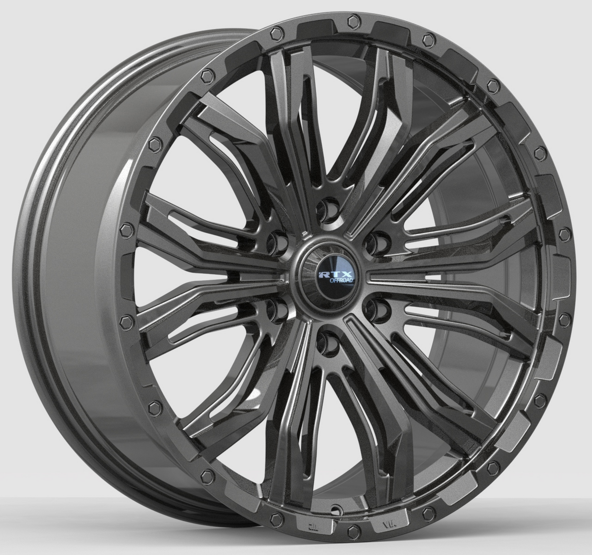 RTX Black Widow Hyper Black 20x9 +18 6x139.7mm 106.1mm - Wheelwiz