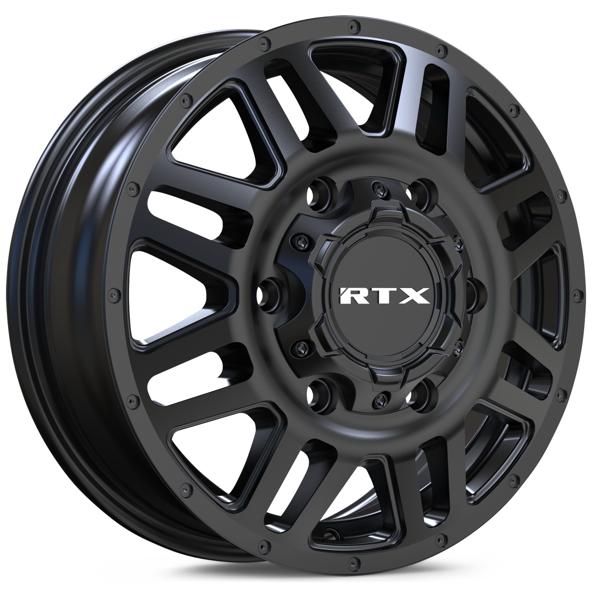 RTX Adventure (6 Lugs) Satin Black 16x6 +45 6x130mm 84.1mm