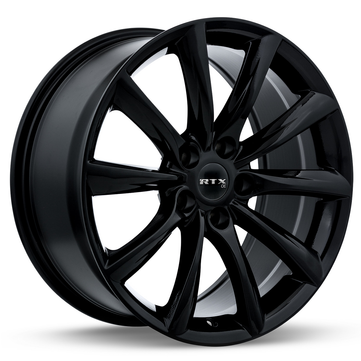 RTX Alto Gloss Black 19x9.5 +45 5x114.3mm 64.1mm - Wheelwiz