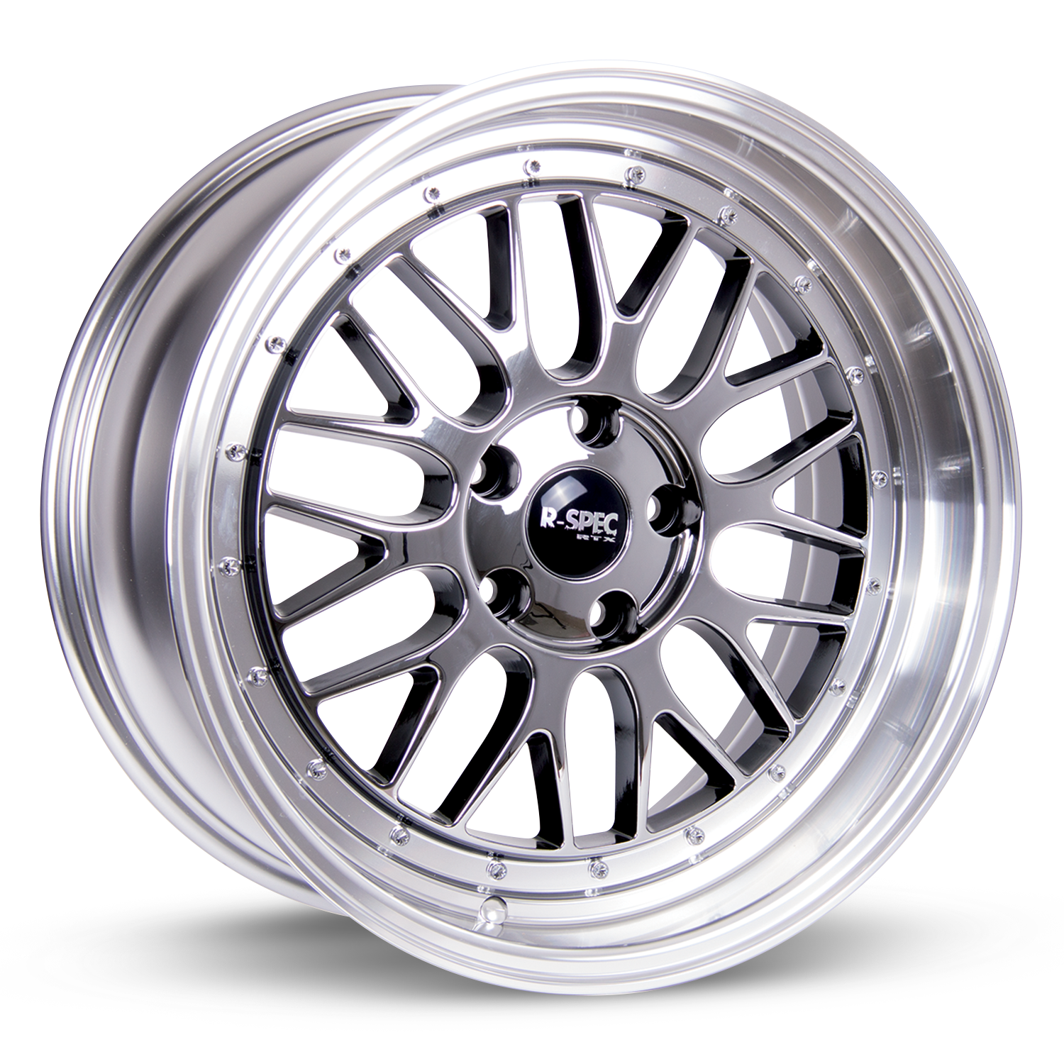 RTX Amaze II Black Chrome (pvd) With Machined Lip 17x7.5 +40 5x114