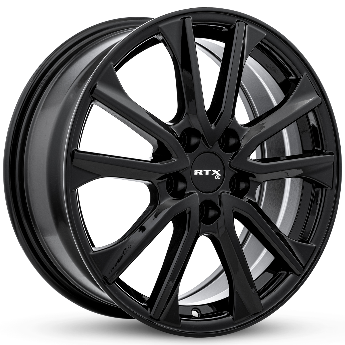 RTX Arai Gloss Black 18x7.5 +45 5x114.3mm 67.1mm - Wheelwiz