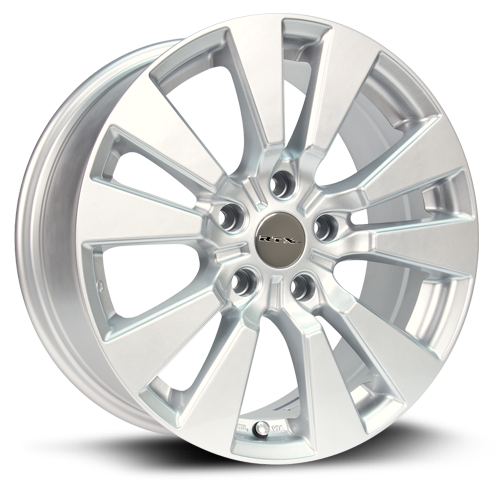 RTX Burst Silver 17x7.5 +45 5x120mm 64.1mm