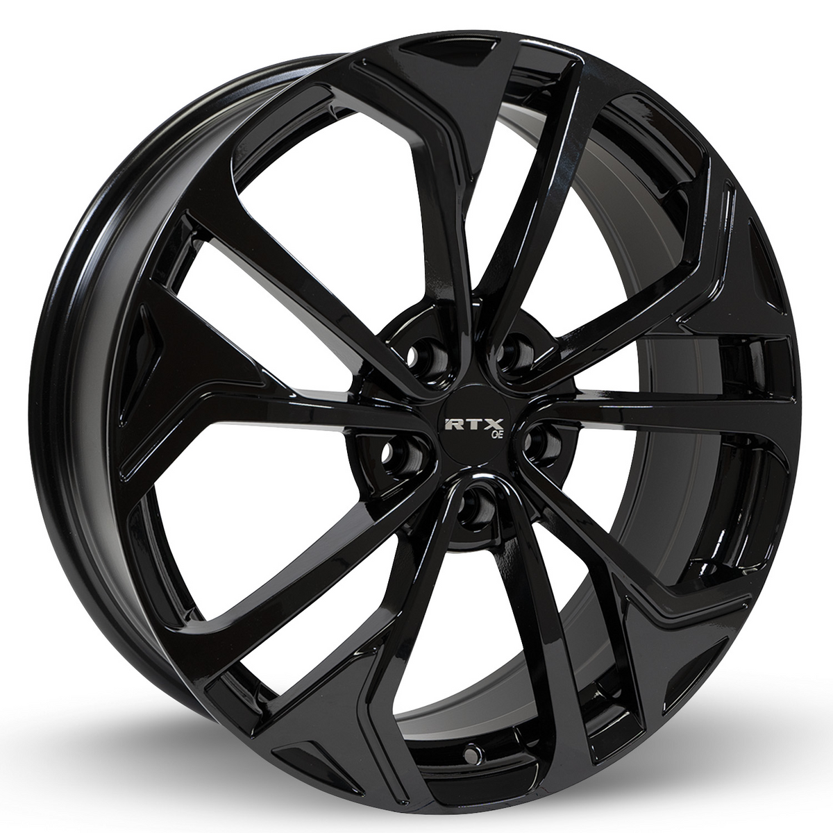 RTX Asan Gloss Black 17x7 +40 5x114.3mm 67.1mm - Wheelwiz