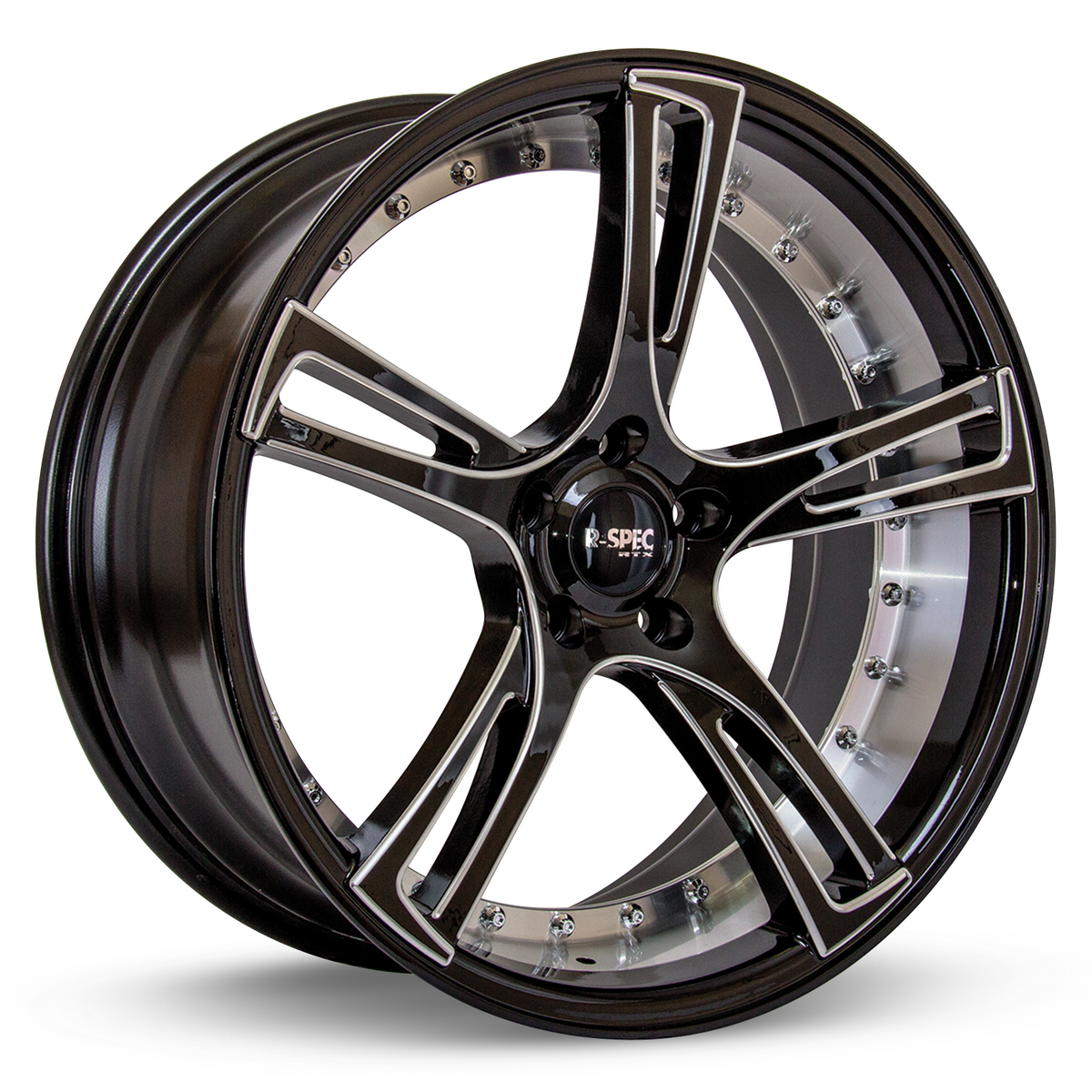 RTX Assassin Black With Milled Spokes 20x10.5 +35 5x114.3mm 73.1mm