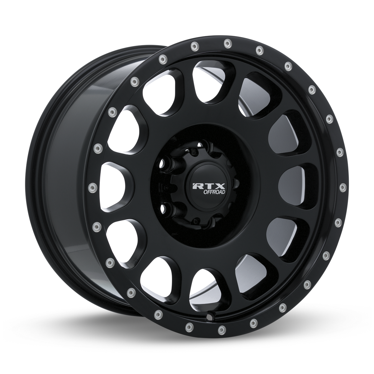 RTX Baja Satin Black With Milled Rivets 18x9 +10 6x139.7mm 106.1mm - Wheelwiz