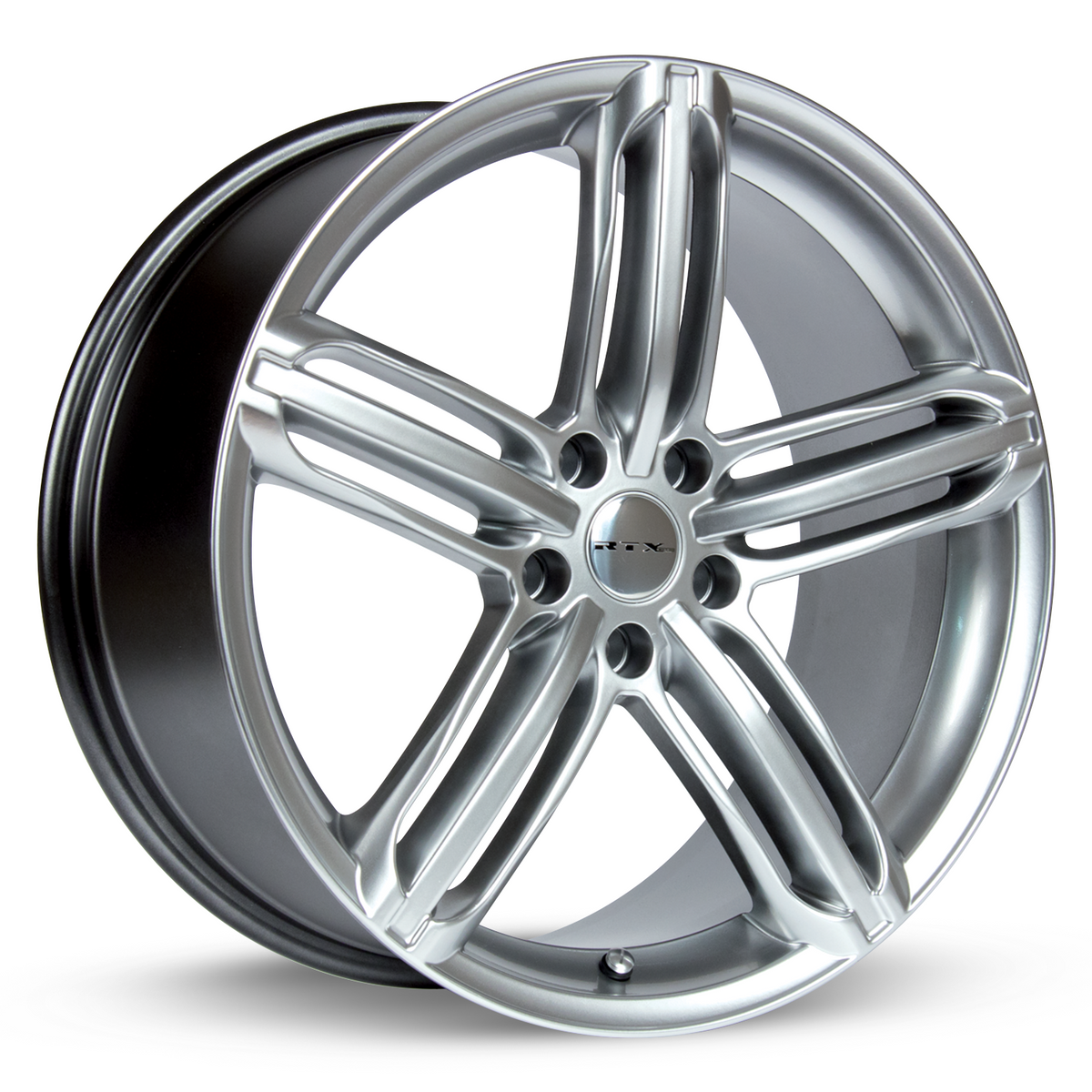 RTX Bavaria II Hyper Silver 17x7.5 +35 5x112mm 66.6mm - WheelWiz