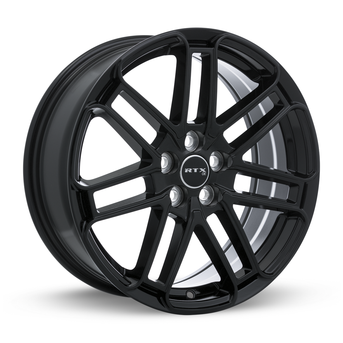 RTX Cambridge Gloss Black 17x7 +40 5x100mm 54.1mm - Wheelwiz