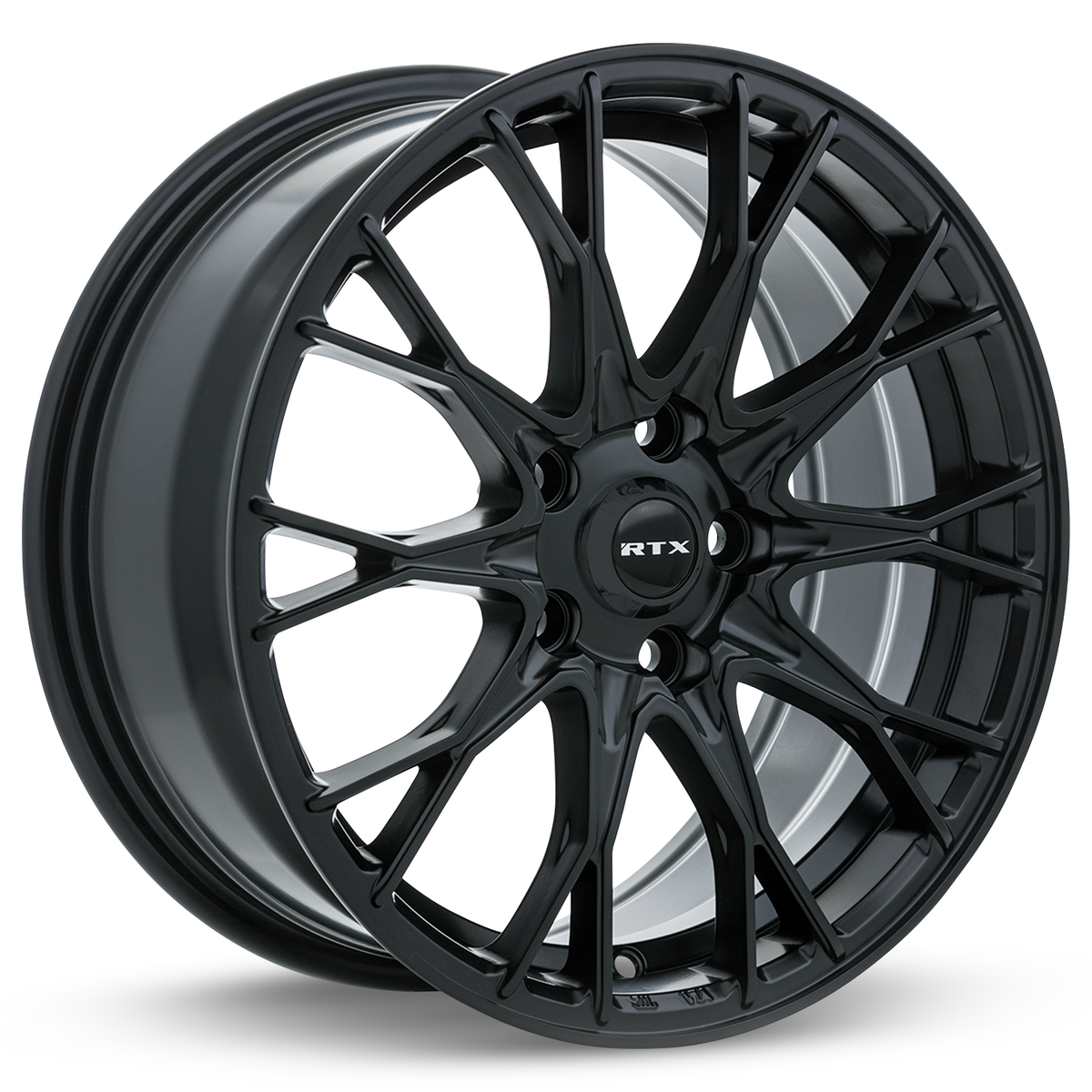 RTX Concorde Satin Black 17x7.5 +38 5x108mm 63.4mm - Wheelwiz