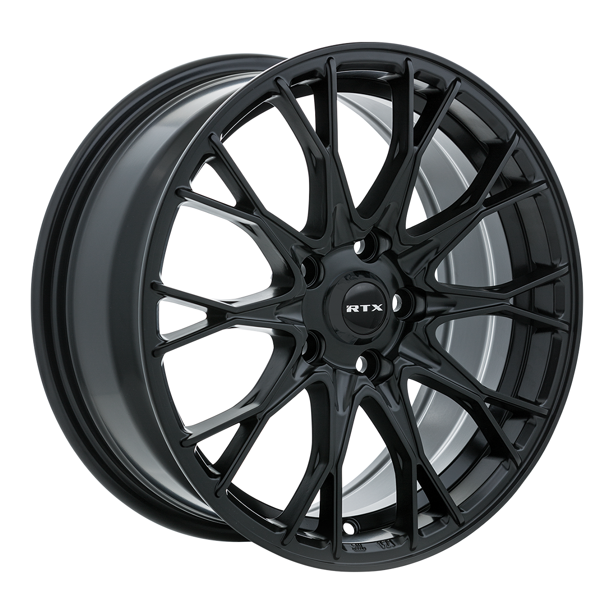RTX Concorde Satin Black 18x8 +38 5x108mm 63.4mm - Wheelwiz