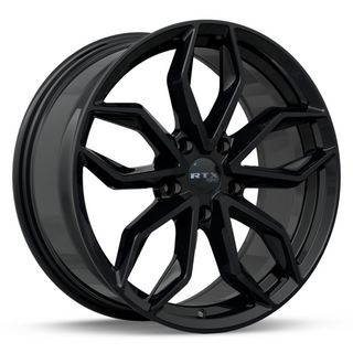 RTX Corsa Gloss Black 19x8 +45 5x114.3mm 67.1mm