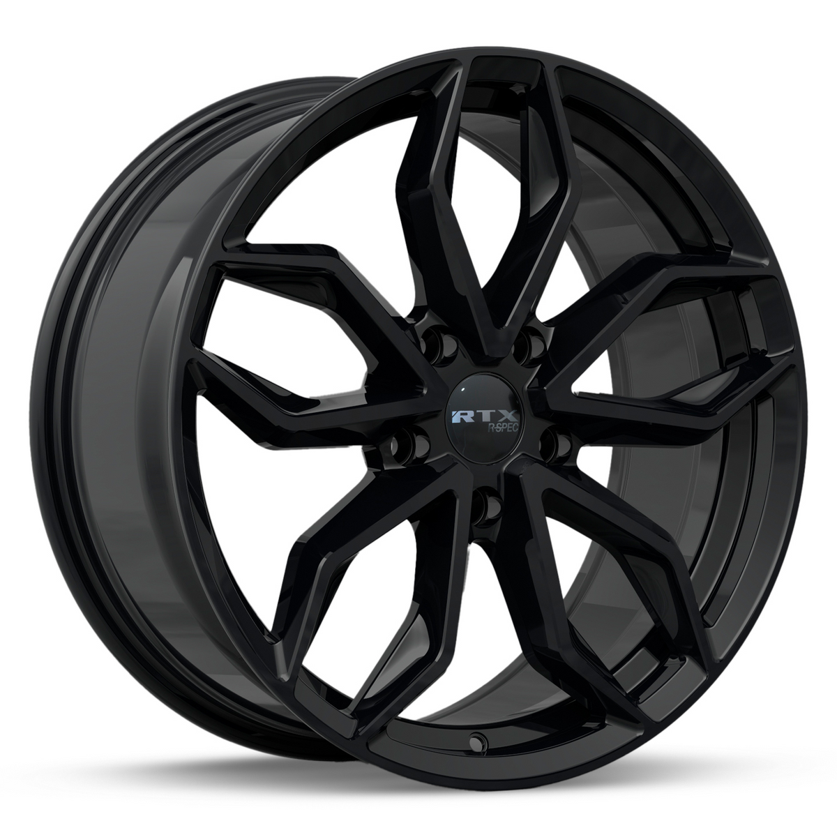 RTX Corsa Gloss Black 20x8.5 +40 5x114.3mm 73.1mm - Wheelwiz