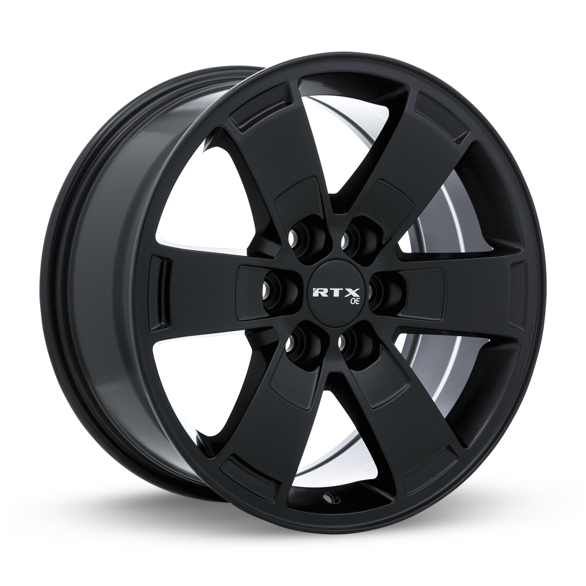 RTX Denver Satin Black 17x8 +30 6x120mm 67.1mm - Wheelwiz