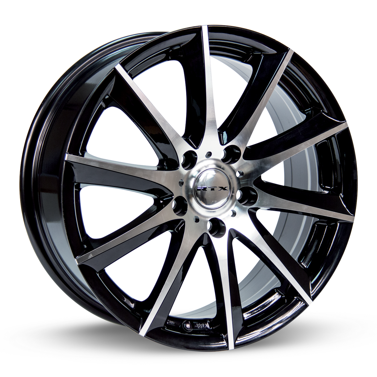RTX Dynamo Black Machined 15x6.5 +38 5x114.3mm 73.1mm - Wheelwiz