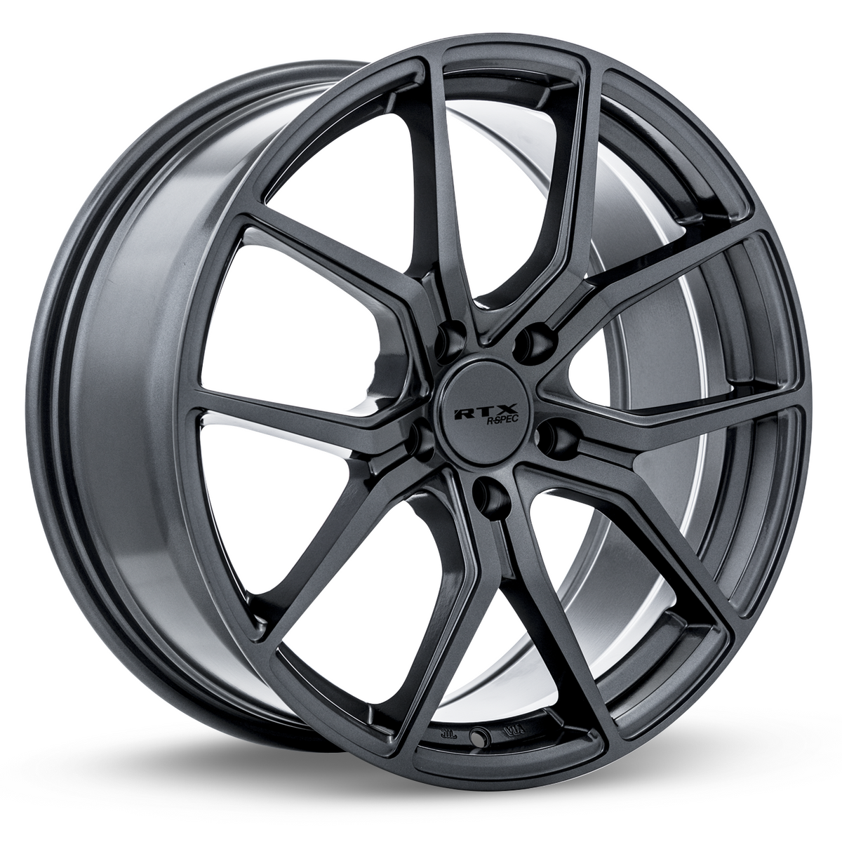 RTX FF10 Gunmetal 18x8 +38 5x108mm 63.4mm - Wheelwiz