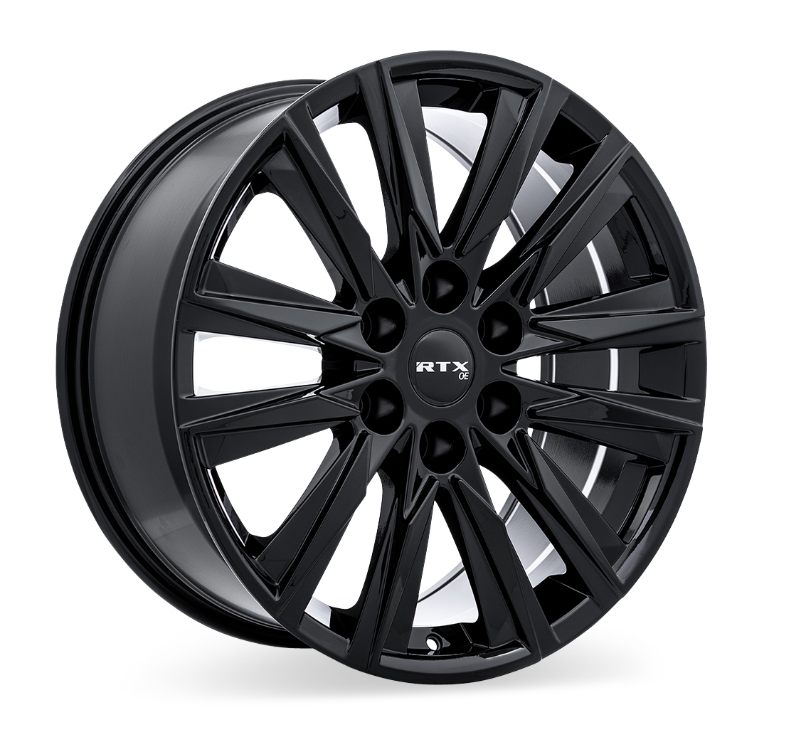 RTX GM01 Gloss Black 20x9 +25 6x139.7mm 78.1mm - Wheelwiz